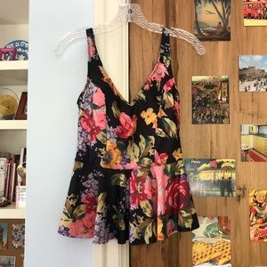 Floral 2 piece swimsuit